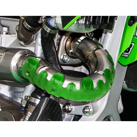 Protection collecteur d'echappement 4 temps universel version courte POLISPORT