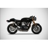 Echappement Conique Zard Triumph 1200 Thruxton R / RS 2021-2022 Speed Twin 2021-2022 Euro 5 0