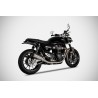 Echappement Conique Zard Triumph 1200 Thruxton R / RS 2021-2022 Speed Twin 2021-2022 Euro 5 6