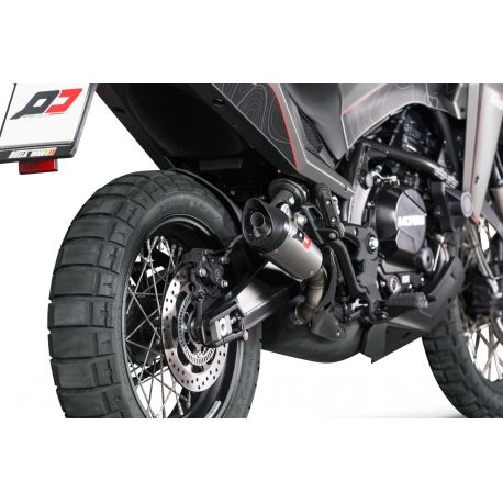 Echappement Qd Exhaust GUNSHOT titane MotoMorini X-CAPE