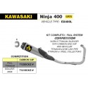 ligne d'Echappement ARROW COMPETITION KAWASAKI 400 NINJA Z400 2023