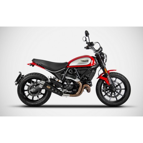 Echappement Zard Special Edition pare chaleur Noir Ducati 800 SCRAMBLER 2021
