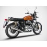 Ligne D'Echappement Zard Conique Homologué Euro 5 ROYAL ENFIELD Continental GT 650 2022 et Interceptor 650 2022 4