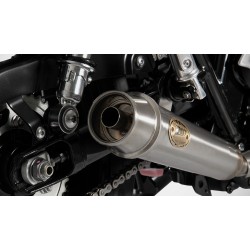 Double Silencieux Pot d'Echappement Zard Bas Triumph 1200 Bonneville T120 900 Bonneville T100 2021-2023