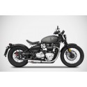 Echappement Zard Homologué Euro 5 Triumph 1200 Bobber 2021-2023