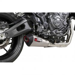 Ligne pot d'Echappement SCORPION RED POWER SERKET YAMAHA MT 07 2022-2024