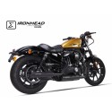 Echappement IXIL IRONHEAD HC1 HARLEY DAVIDSON XL 883 SPORTSTER XL 1200 SPORTSTER 2004-2013