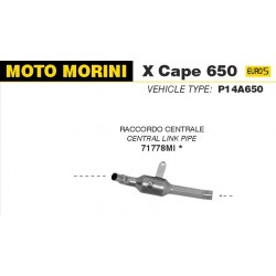 Raccord pot d'Echappement racing MOTO MORINI X CAPE 650 2022-2023