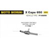 Raccord d'Echappement racing MOTO MORINI X CAPE 650 2022-2023 1