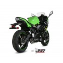 ligne complète d'Echappement MIVV OVAL KAWASAKI Z650 NINJA 650