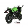 ligne complète d'Echappement MIVV OVAL KAWASAKI Z650 NINJA 650 2