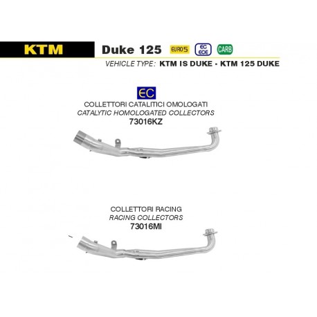 Collecteur d'échappement ARROW KYMCO AK 550 2017-2020