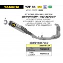 Ligne complète d'Echappement ARROW compétition WSS YAMAHA YZF R6 2017-2021