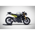 Ligne d'Echappement Zard Triumph 765 Street Triple 2023