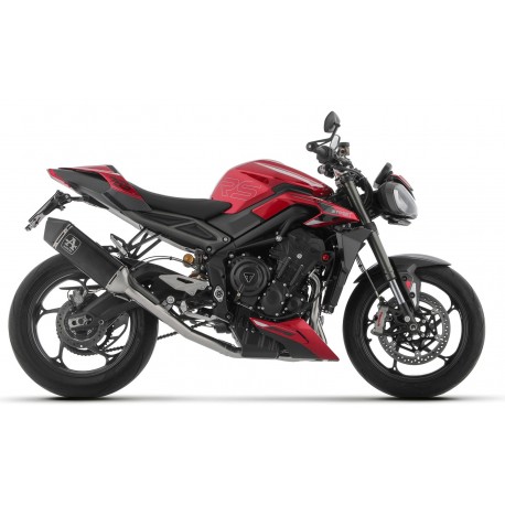 ligne d'Echappement ARROW VELOCE racing TRIUMPH STREET TRIPLE RS 2023