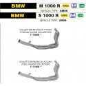 Collecteur racing ARROW BMW S1000R 2021-2023 M1000R 2023