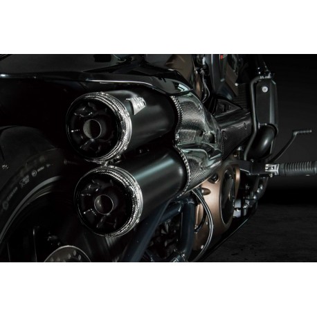 Ligne pot d'Echappement Zard Top Gun Harley Davidson 1250 Sportster S 2021-2022