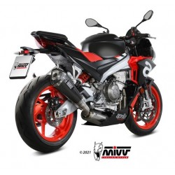 Ligne pot d'Echappement position haute MIVV DELTA RACE APRILIA RS 660 2020-2024