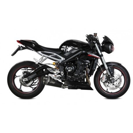 Echappement MIVV DELTA RACE TRIUMPH 765 STREET TRIPLE 2017-2022