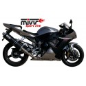 Echappement MIVV Oval Classic carbone YAMAHA YZF-R1 2002-2003