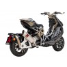 Echappement AKRAPOVIC racing ITALJET 125 DRAGSTER 200 DRAGSTER 2021-2024 0