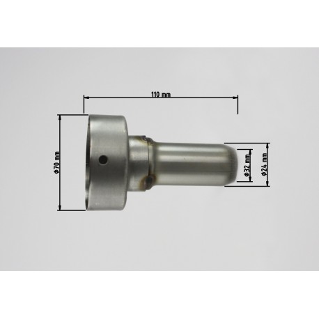 DB Killer Universel diamètre 70mm longueur 110mm DB Killer Universel diamètre 70mm longueur 110mm