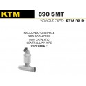 Raccord centrale décatalysé d'Echappement ARROW KTM SMT 890 2024