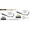 Ligne complète d'Echappement ARROW INDY RACE EVO homologué YAMAHA MT-09 MP-09 SP 2024 2