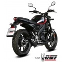 ligne d'Echappement MIVV HR-1 YAMAHA XSR 125 2022-2024
