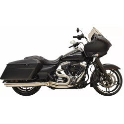 Ligne complète pot d'Echappement BASSANI 2-en-1 Long Road Rage III STRAIGHT CAN HARLEY DAVIDSON TOURING FLT FLHT FLHR FLTR