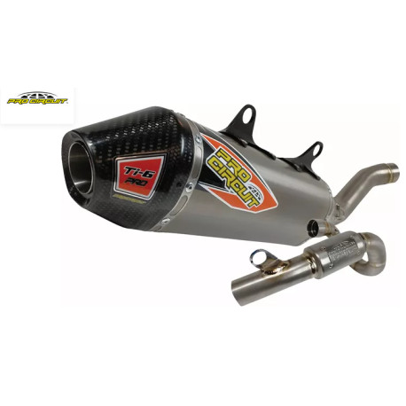 Ligne d'Echappement PRO CIRCUIT TI-6 PRO KTM SX-F 250/350/450 2022-2023 HUSQVARNA FC 250/350 2022-2024 Ligne d'Echappement PRO CIRCUIT TI-6 PRO KTM SX-F 250/350/450 2022-2023 HUSQVARNA FC 250/350 2022-2024