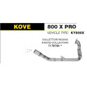 Collecteur racing échappement ARROW KOVE 800X PRO 2024