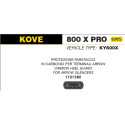 Pare-chaleur en carbone d'Echappement Arrow KOVE 800X PRO