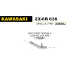 Raccord d'Echappement décatalysé ARROW KAWASAKI ZX-6R 636 2024-2025 1