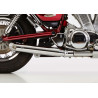 Ligne complète d'Echappement custom FALCON CROMO LINE HONDA VT 125 SHADOW 1999-2007 0