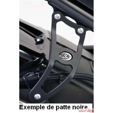 Patte de fixation d'échappement R&G RACING Suzuki SV650 ARGENT 1999-2002