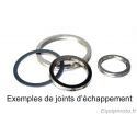 Joint d'echappement par dimension 37.5x52.9x7 (rond acier,cuivre)