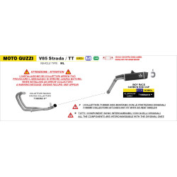 Collecteur racing d'Echappement ARROW MOTO GUZZI V85TT V 85 TT strada 2025-2026