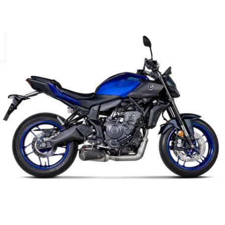 Ligne complete d'Echappement homologuée AKRAPOVIC RACING LINE YAMAHA MT 07 XSR 700 TRACER 7 2024