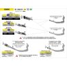 Ligne d'échappement compétition low racing ARROW BMW M1000R 2023-2024 2