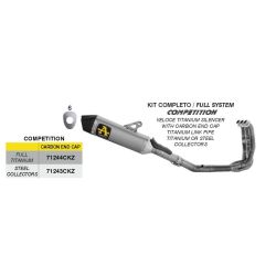 Ligne complète pot d'échappement compétition ARROW TRIUMPH DAYTONA 660 2024-2025