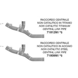 Raccord pot d'Echappement décatalysé ARROW DUCATI MULTISTRADA V2 V2S 2025-2026