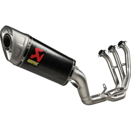 Ligne complete d'Echappement homologuée AKRAPOVIC homologuée YAMAHA MT-09 2021-2025