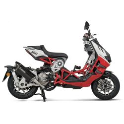 Silencieux pot d'Echappement AKRAPOVIC homologué ITALJET 300 DRAGSTER 2024-2026