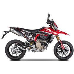 Silencieux pot d'Echappement SPARK DOUBLE FORCE EVO DUCATI 698 HYPERMOTARD MONO 2024-2026