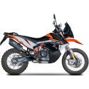 Echappement Slip-On SPARK FIGHTER EVO HUSQVARNA 901 NORDEN 2022-2024 KTM 790 ADVENTURE 2023-2026 890 ADVENTURE 2021-2026