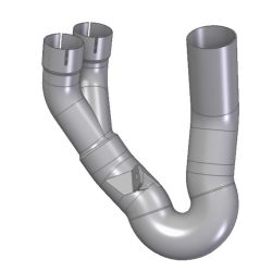 Décatalyseur pot d'échappement MIVV DUCATI 950 HYPERMOTARD