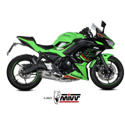 ligne complète pot d'Echappement MIVV DELTA RACE KAWASAKI NINJA 650 Z650 2024-2026