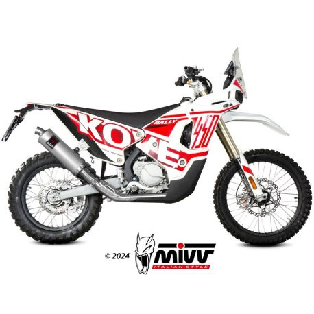 Echappement MIVV DAKAR KOVE 450 RALLY 2023-2026
