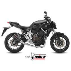 Ligne complète pot d'Echappement MIVV GP position haute YAMAHA YAMAHA MT-07 2021-2024